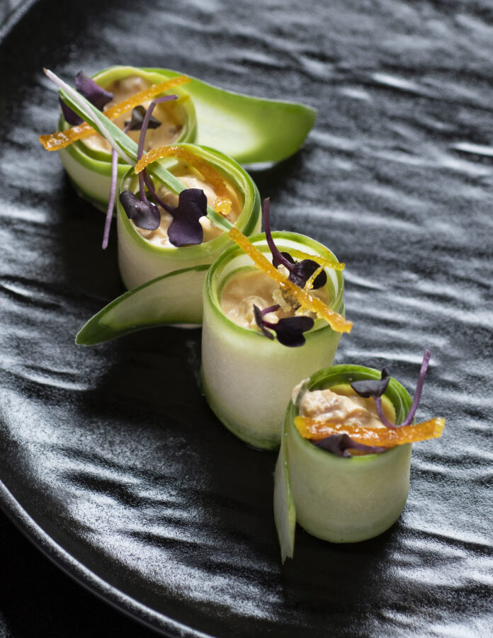 Hue Chan Karels, Open Kitchen cooking class based on Farm Fresh Journey, The Santa Fe Farmers Market Cookbook. Hue Chan and particpants at Santa Fe Farmers Market, cooking at Open Kitchen, and prepared food dishes..