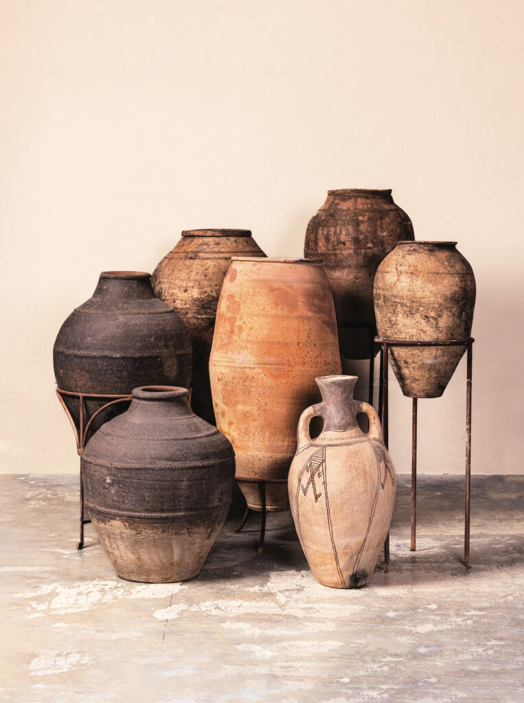 Various Terra cotta vases 