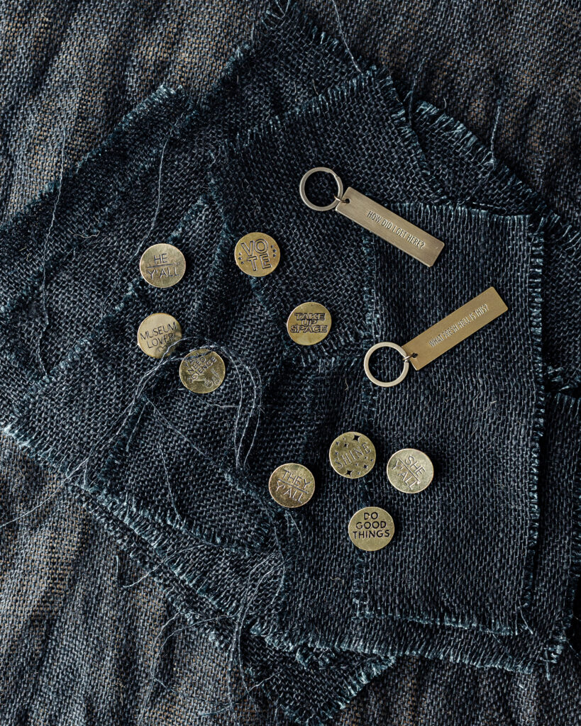 Key chains and pins make it clear where you stand whether it’s a simple message 
