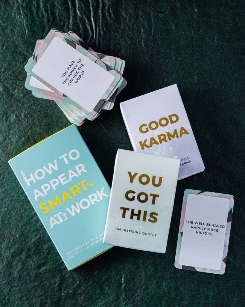 cards with inspiring quotes