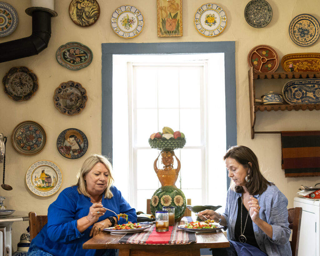 Coming together with dinner
