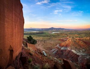 ABIQUIÚ shot of sunset from mountains