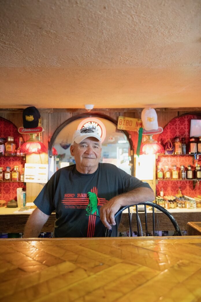 Laguna owner posing in restaurant